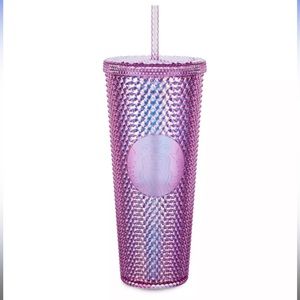 Disneyland Geometric Starbucks Tumbler with Straw – Pink